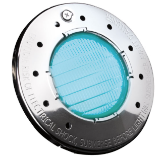 WaterColors Small RGBW LED Light with Stainless-Steel Ring